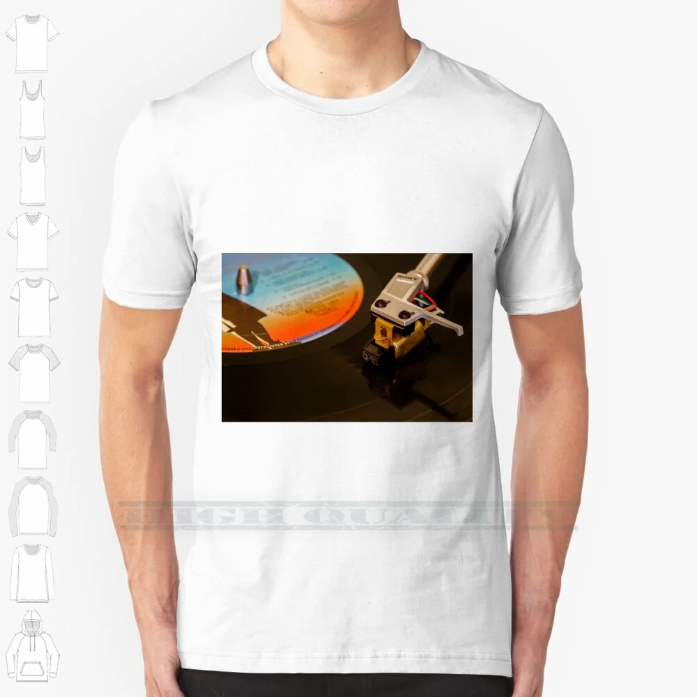 A Weekend Distraction-2-Dinner In My Studio ? 100% Cotton T Shirt Weekend Distraction Album Vinyl Disc Record Stylus Needle