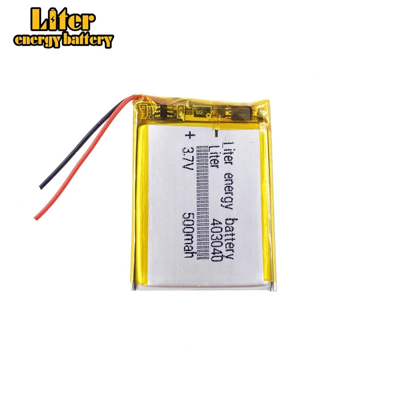 Bateria litowo-polimerowa 3,7 V 043040 403040   500mAh MP3 MP4 GPS Bluetooth 4*30*40mm Tablet bateria polimerowa stereo bluetooth GPS