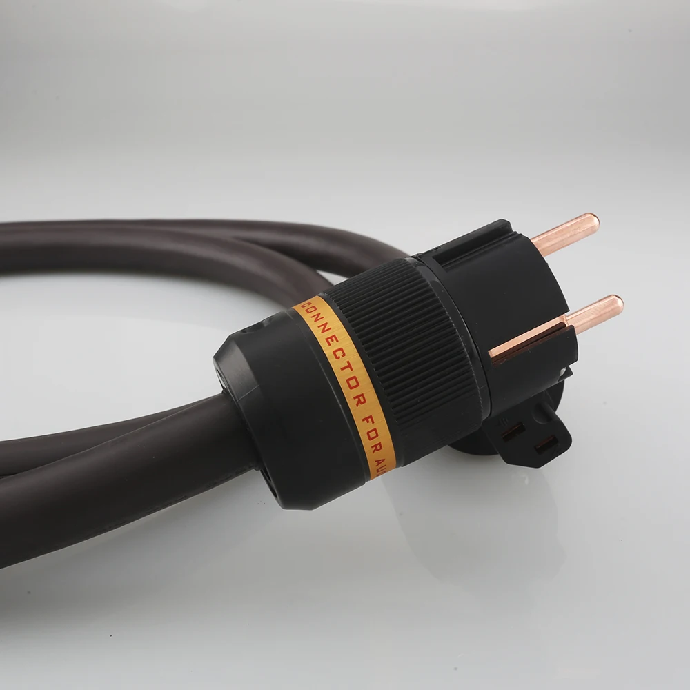Viborg VP1606 High-End EU Power Cable Pure Copper Schuko to IEC Mains Extension EU Standard HIFI AC Cable