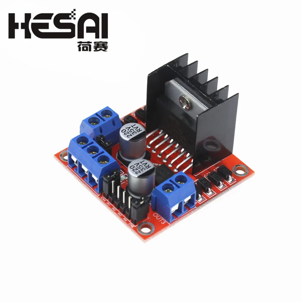 L298N Yeni Çift H Köprü DC Step Motor Sürücü Kontrol Kartı Modülü Arduino Diy Kiti için