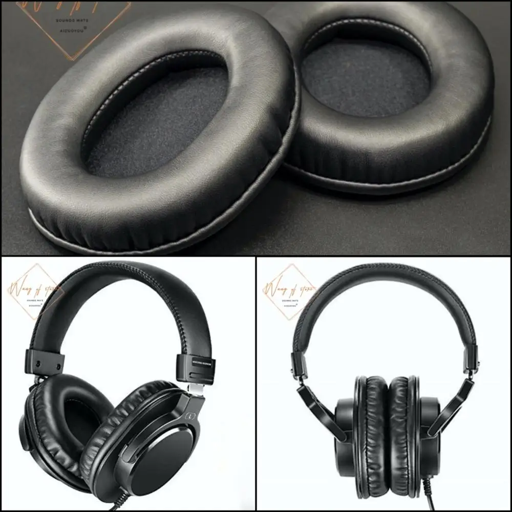 Oval Ellipse Egg Shape Soft Leather Ear Pads Foam Cushion EarMuff For Neewer NW-2000 Headset Perfect Quality, Not Cheap Version