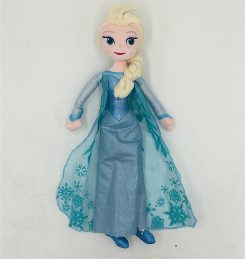 Peluche Disney la reine des neiges pour enfants, 40cm, Elsa, Anna, Olaf, jouet de noël, d'anniversaire