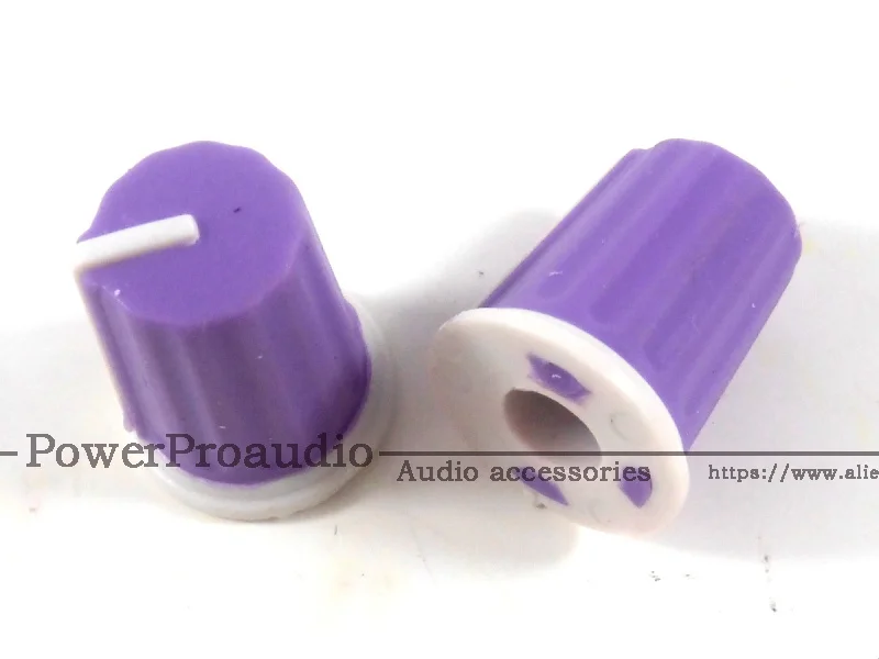 10pcs for Pioneer DJ MIXER DJM Mixer Mixing station knob cap / DIY color rubber potentiometer knob Audio volume Purple color