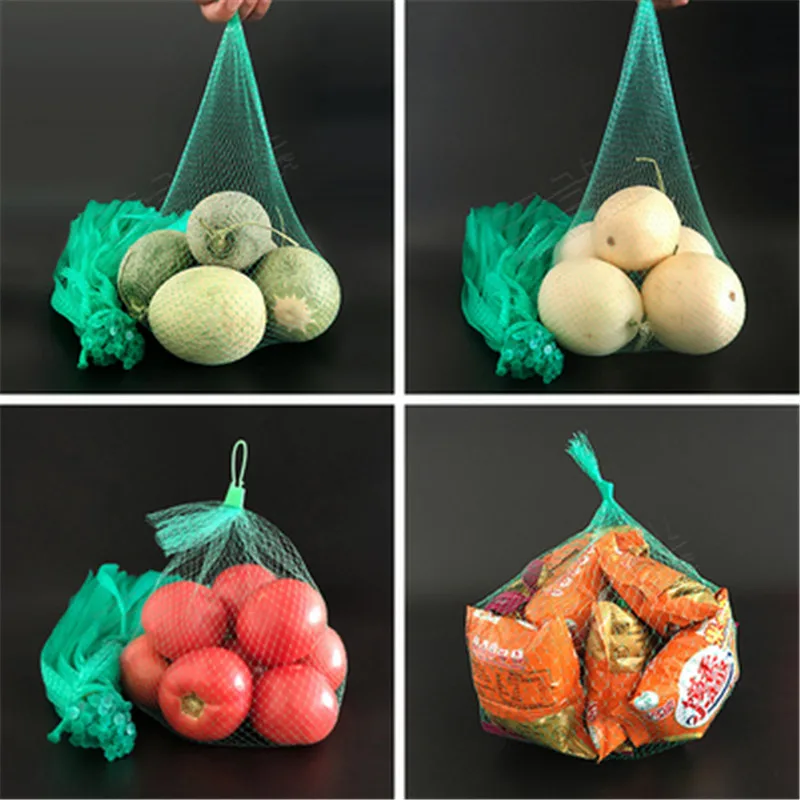 Garlic net bag food preservation net nylon Bag plastic packing net fruit packing Bag Gardening net Reusable