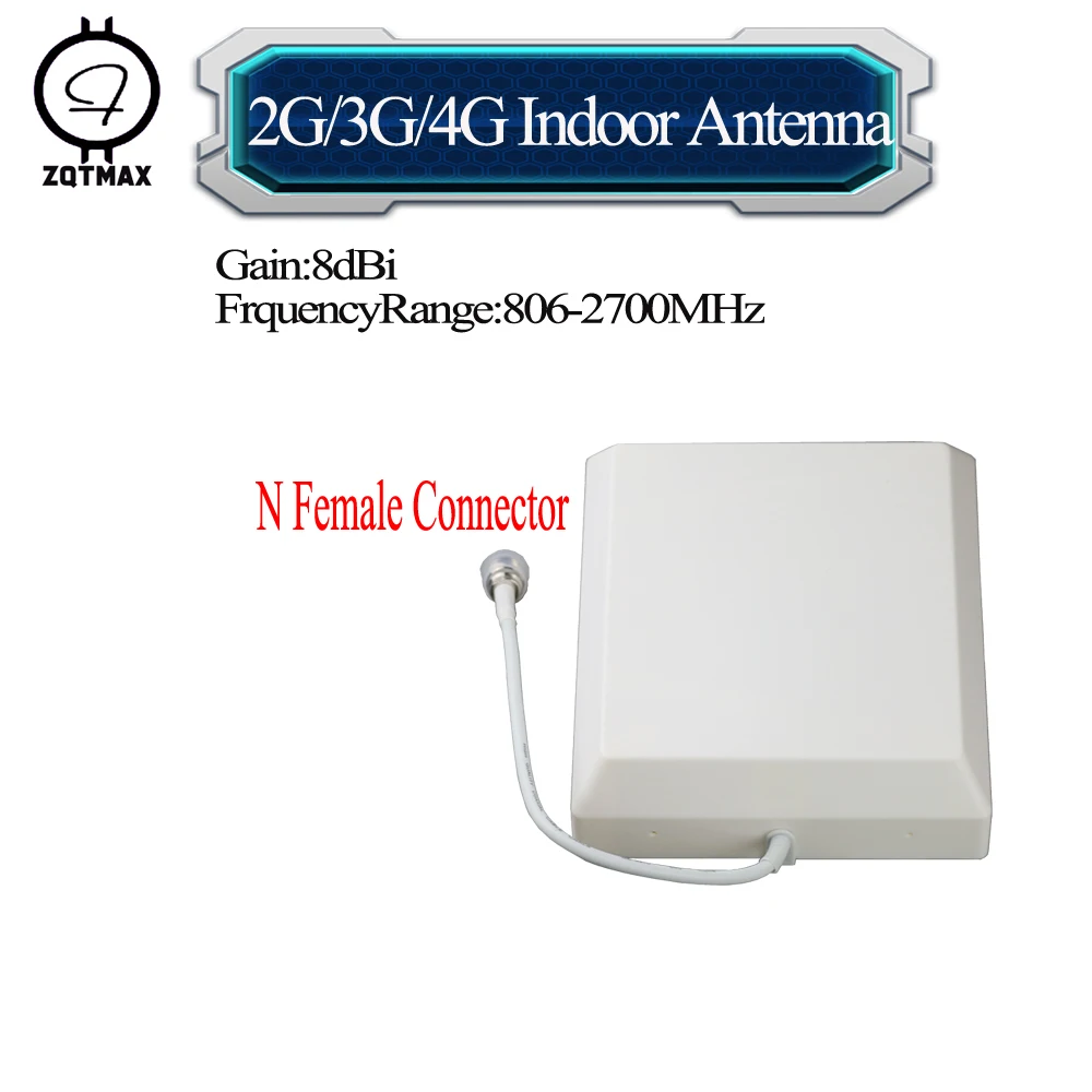 

ZQTMAX 806 - 2700MHz 2G 3G 4G CDMA GSM DCS PCS UMTS LTE Panel antenna for Mobile Cell Phone Signal booster