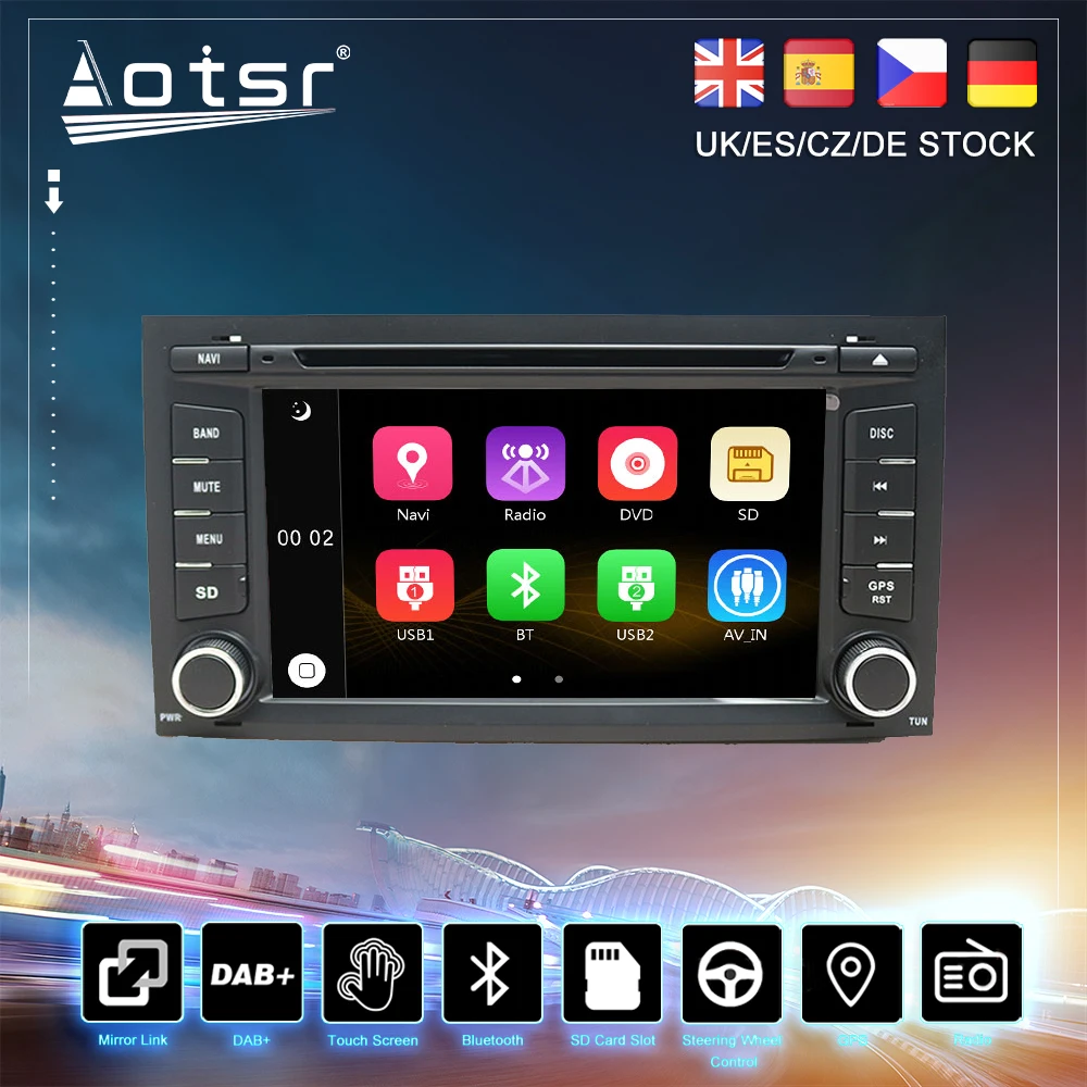 For Seat Ibiza Seat Leon 2013 2014 2015 2016 Car CD DVD GPS Navigation Radio Stereo Auto Video Multimedia Player HeadUnit 2DIN