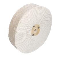 1PC 8Inch Cotton Cloth Buffing Wheel 200mm Matel Mirror Polishing Wheel 10mm Hole