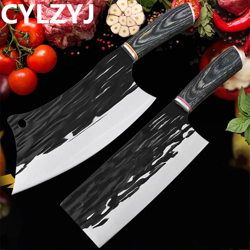 

Forged Boning Knife Handmade Meat Cleaver Japanese High Carbon Steel Knife Chef Tang Sliced With Kitchen Knife Butcher Knife