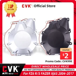 Motorcycle Left Side Cover Engine Stator Crankcase Cover Guard Generator Protector For Yamaha FZ6R XJ6S 2009-2017 FZ6 2004-2010