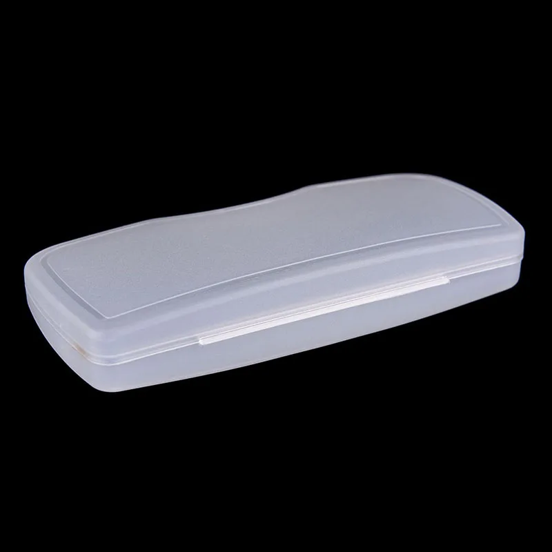 1pc PVC Plastic Durable Transparent Matte Polarized Clip Sunglasses Glasses Case Hard Box Eyewear Accessories