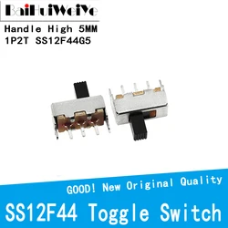 50Pcs SS12F44G5 SS12F44 SS-12F44 Handle 5mm MINI Miniature DIP Slide Switch 1P2T 3Pin DIY DVD Power Switch Electronic Accessorie