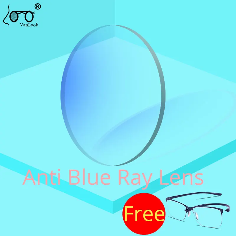 Prescription Glasses Women Optical Frames Spectacle Frames For Men 1.56 Anti Blue Ray Eyeglasses Lens