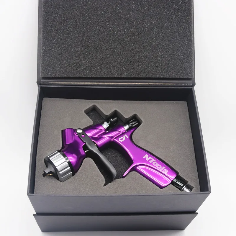 Spray Gun high efficiency 1.3mm Stainless steel nozzle paint Water-based paint air spray gunair tool/Automotive varnish spray