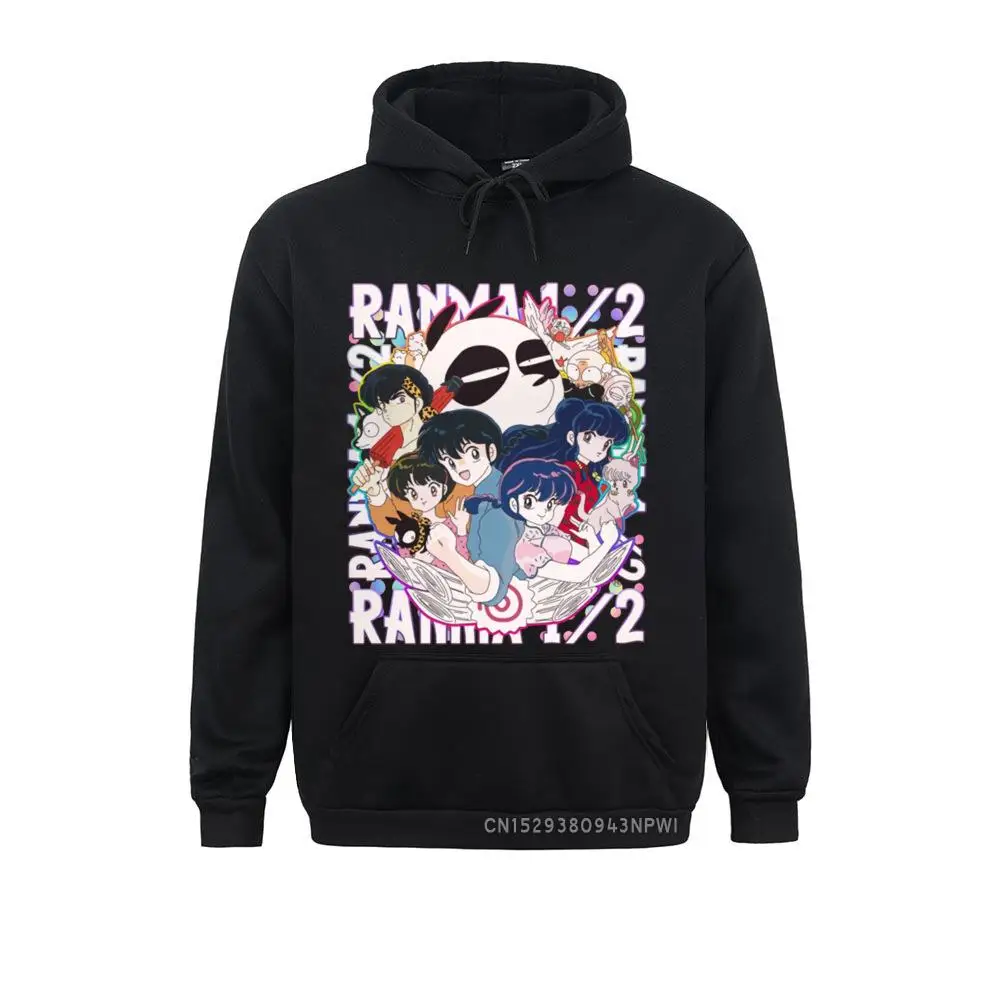 For Male Ranma 1/2 Fashion Pullover Vintage Anime Sweatshirt Organic Costume Graphic Print S-3XL Hoodie