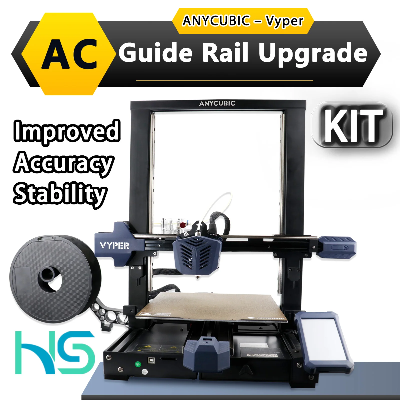 Haldis 3D Vyper upgrade kit, suitable for Vyper, FDM 3D printers, high-quality linear rail upgrades and precision components