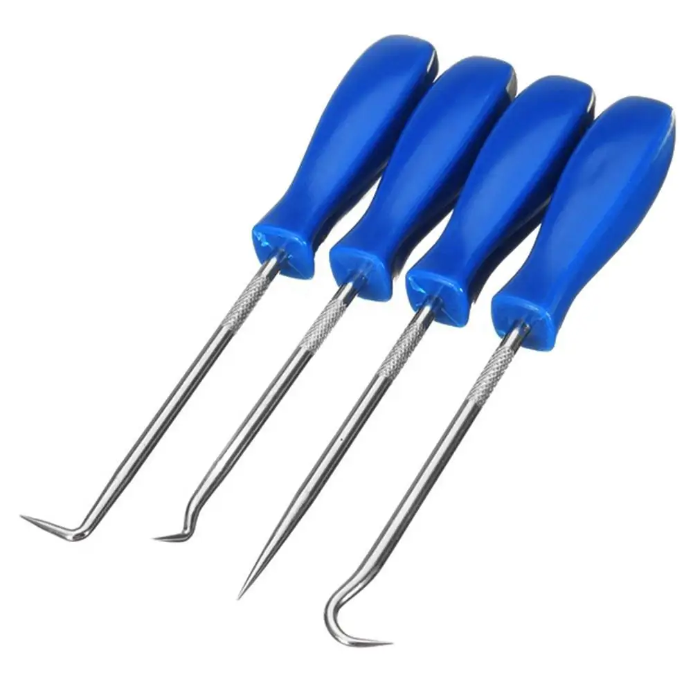 4Pcs/Set Car Vehicle Pick Hook Set Gasket Scraper O Ring Seal Removal Puller Hand-held Disassembly Tool