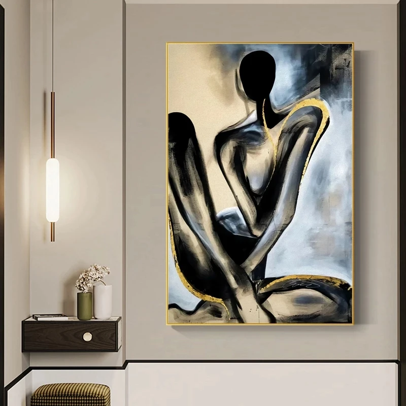 

100% Hand Painted Modern Abstract Nud Sexy Women Oil Painting on Wall Art Canvas Picture for Living Room Home Decoration Gift