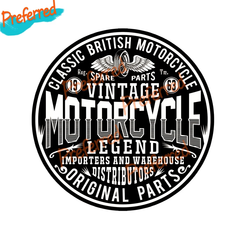 

Motorcycle Sticker Sticker Cafe Racer Bobber Scrambler UK Vintage Waterproof PVC Die Cutting Car Sticker Decal