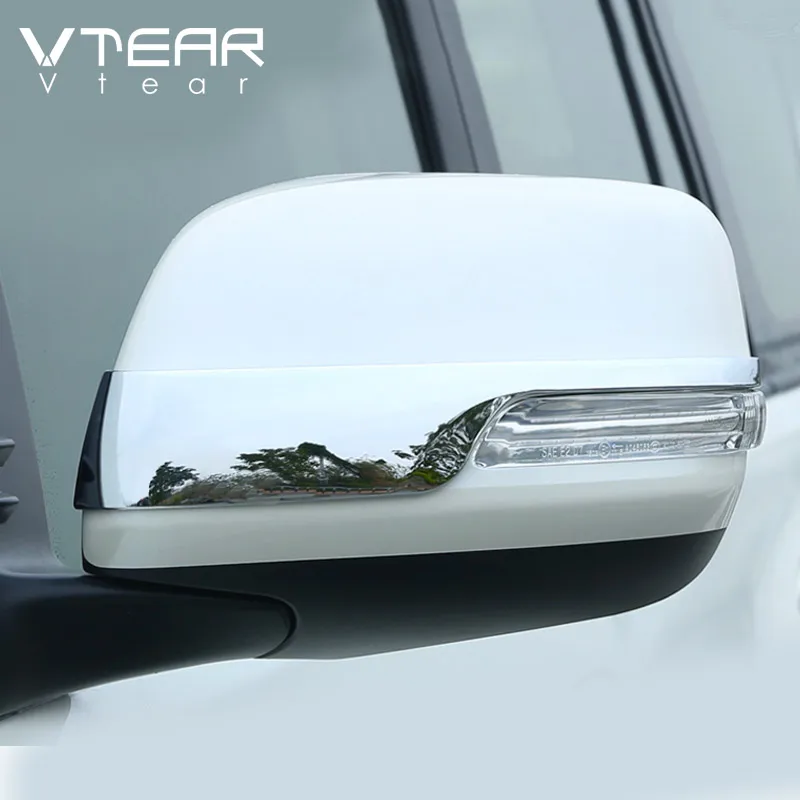 Vtear exterior rearview mirror trim accessories car Anti-scratch cover decoration styling parts For Toyota LAND CRUISER 200 2020