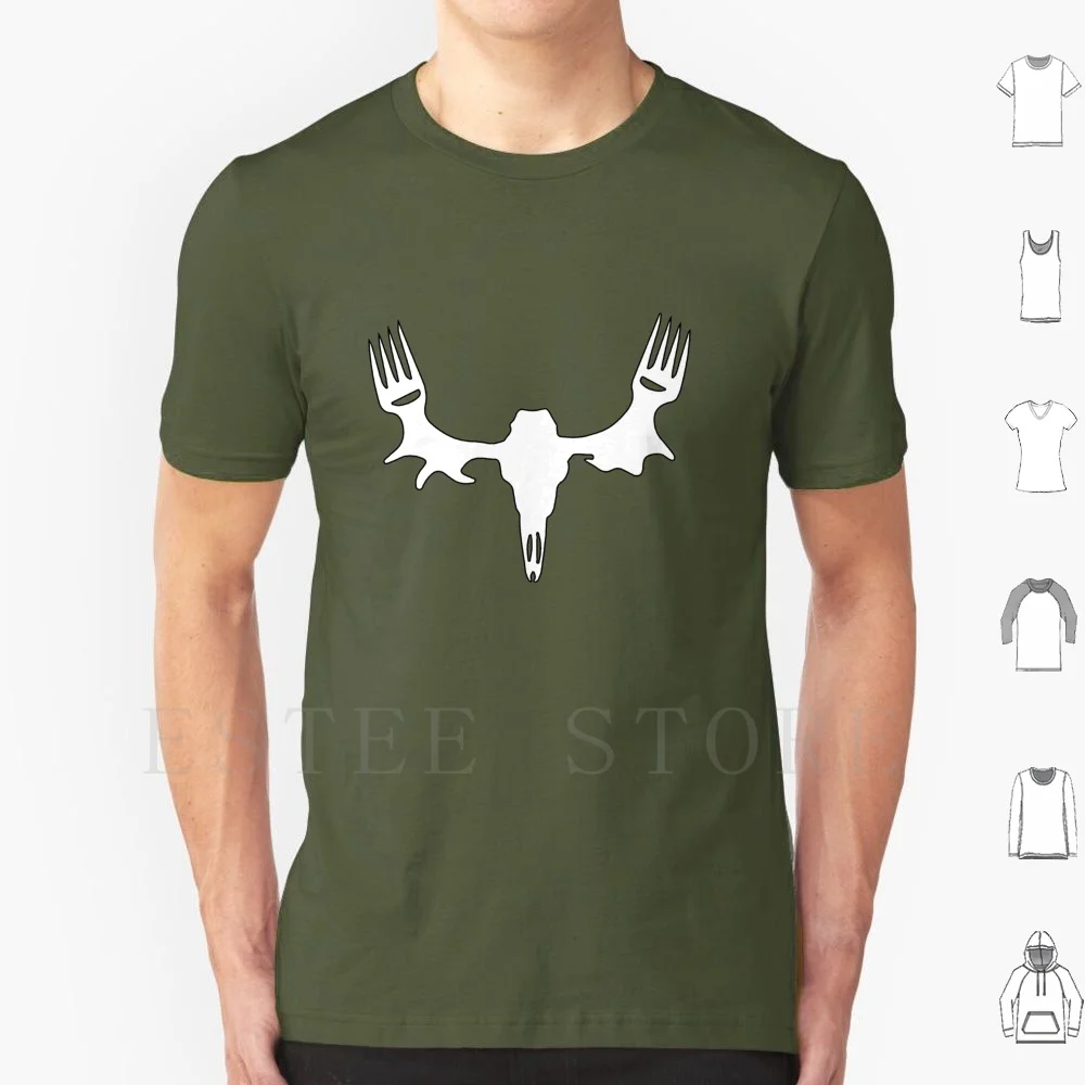 Meat Eater Deer Skull T Shirt Print Cotton Meat Eater Logo Hunting Hunter Skull Deer Meat Buck Bow Hunting