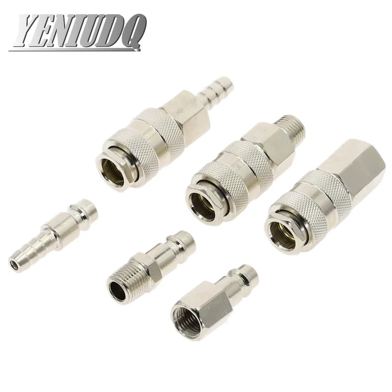 Pneumatic Fitting European Standard EU Euro Type Air Line Quick Coupling Connector Coupler Adapter For Air Compressor