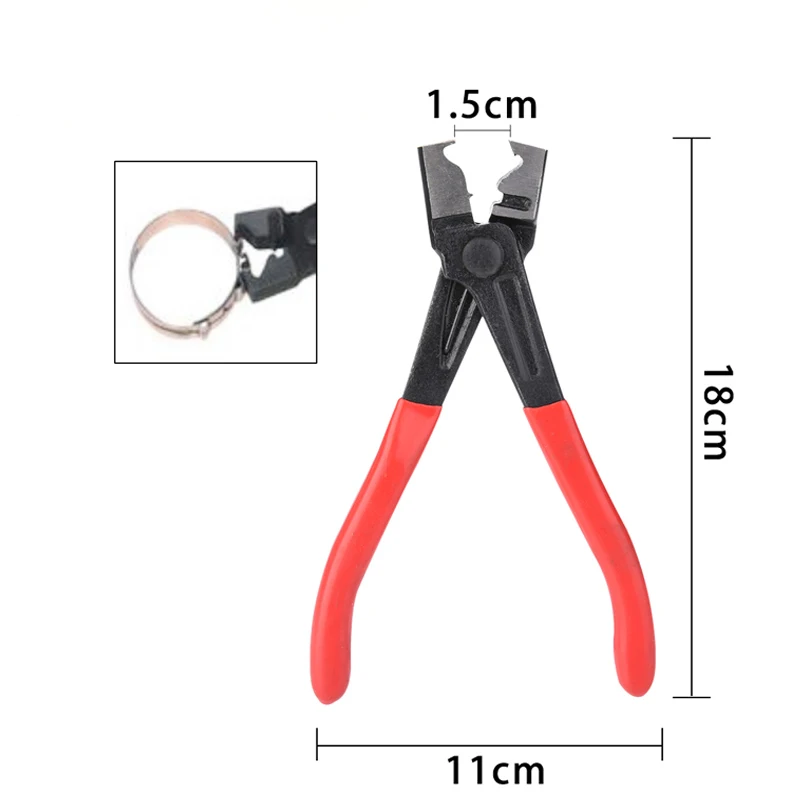 1PC Crimping Pilers Car Hose Oil Hose R Type Collar Hose Clip Clamp Pilers Hand Crimper Tools Car Accessories