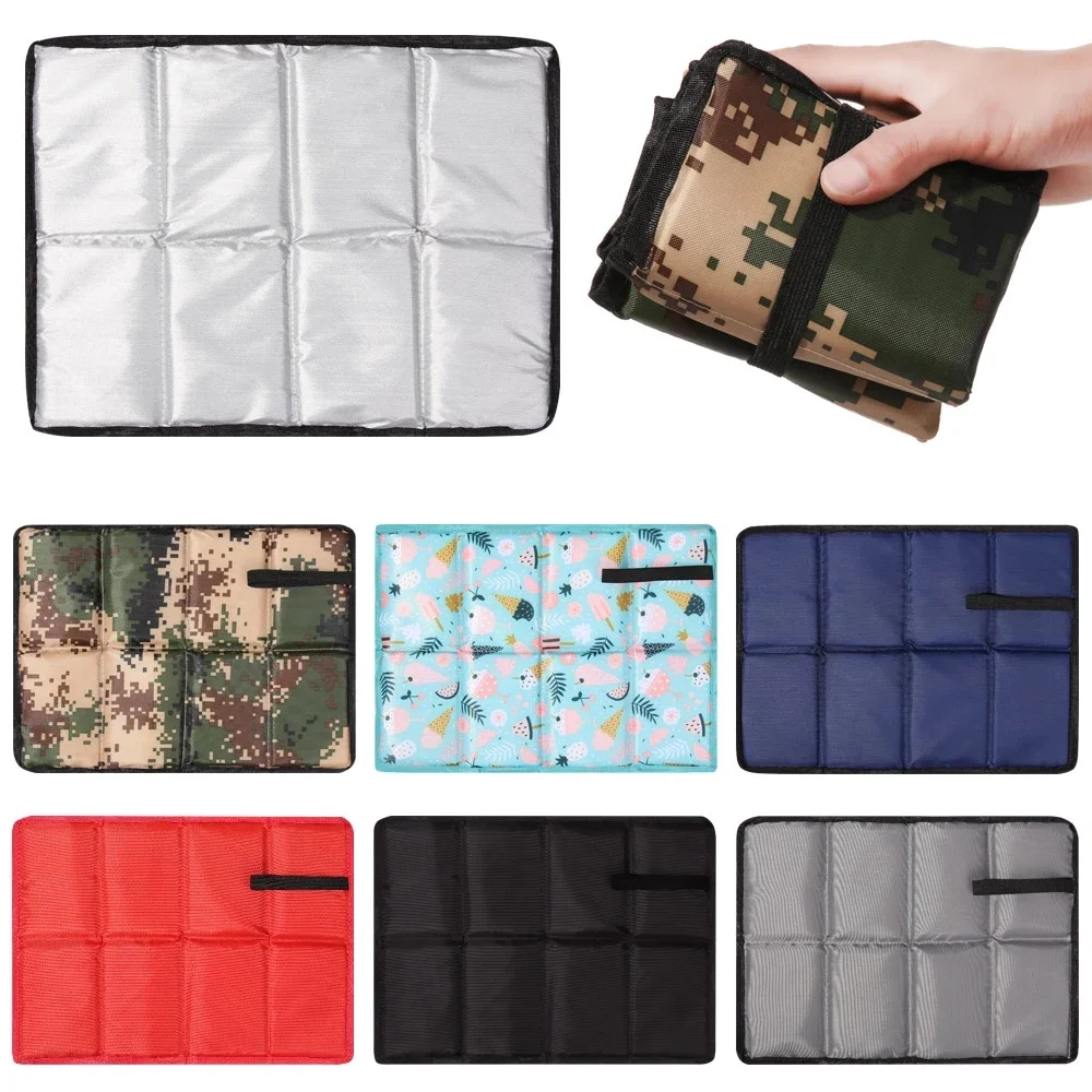 

Outdoor Portable Folding Camping Mat Foam Sitting Pad Waterproof Oxford Cloth Prevent Dirty Beach Hiking Small Picnic Seat Mat