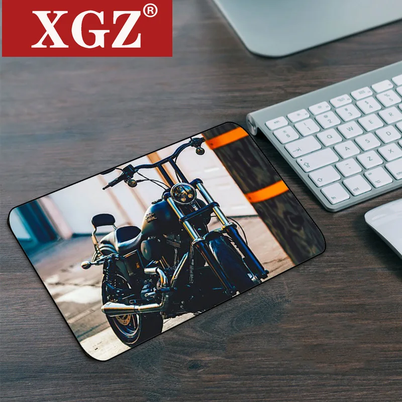 XGZ Motorcycle Mouse Pad Soft Rubber  Non-slip Rectangular Notebook Computer    22x18cm  Gamer Table Maus S  Small Mouse Pad