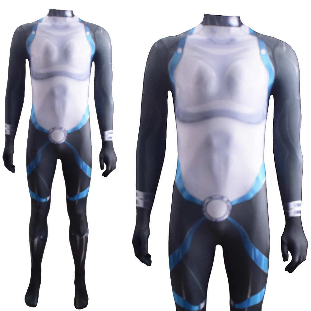 Costume de Cosplay X-Wo Neena pour Homme et Femme, Combinaison de Héros Smile, IQUE dex Zentai, Batteries, Costume d'Halloween