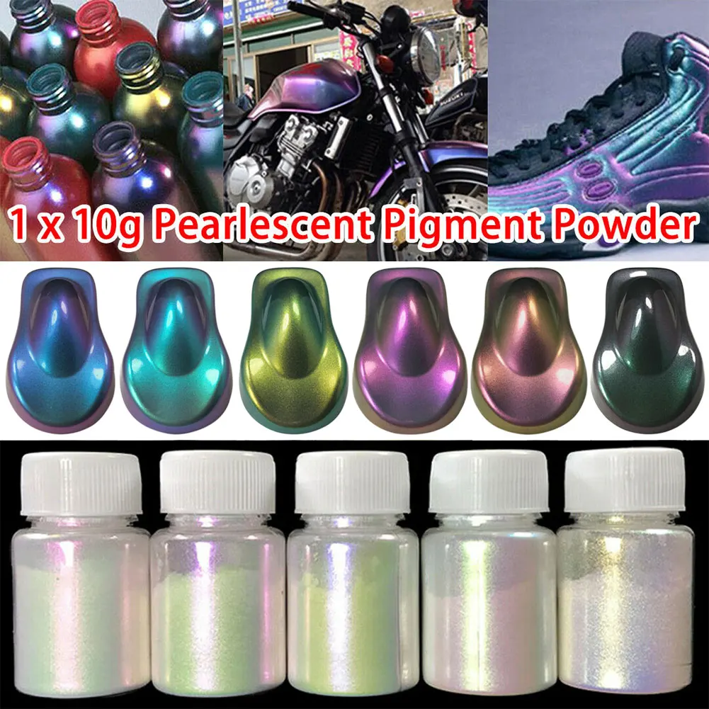 10g Car Chameleon Pigments Paint Powder Coating Auto Accessories Decoration Car Exterior Accessories