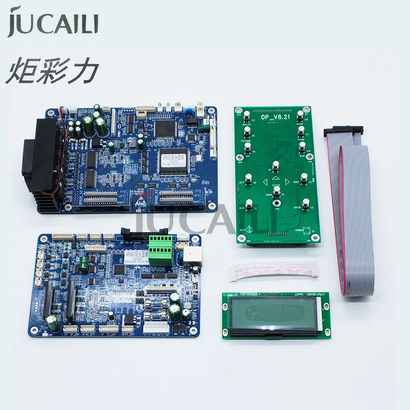 Jucaili 1 set large format printer Senyang Mini upgrade kit for dx5 dx7 convert to xp600 double head board set