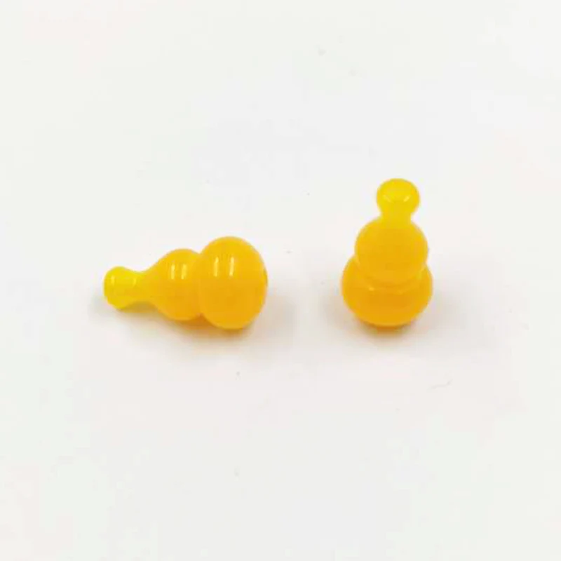 Yellow Resin beads accessories Tasbih part Gourd head making for Rosary Bracelets