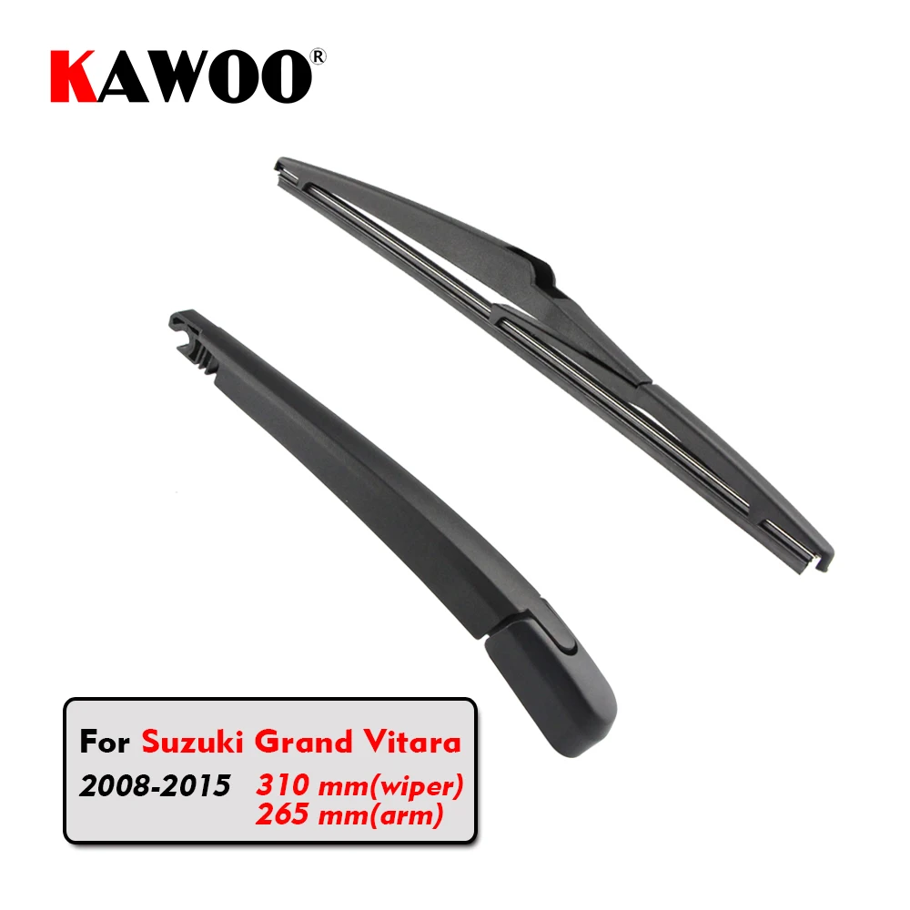 

KAWOO Car Rear Wiper Blades Back Window Wipers Arm For Suzuki Grand Vitara Hatchback (2008-2015) 310mm Auto Windscreen Blade