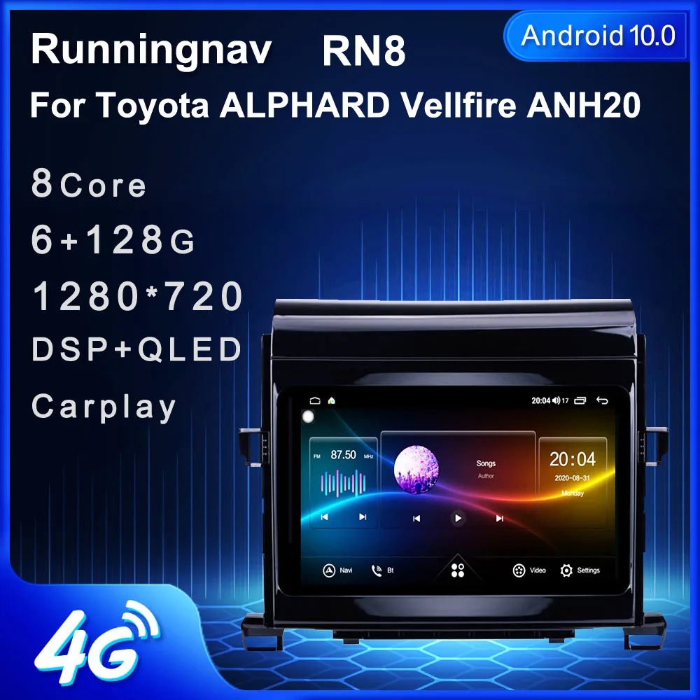 

Runningnav For Toyota ALPHARD Vellfire ANH20 Android Car Radio Multimedia Video Player Navigation GPS