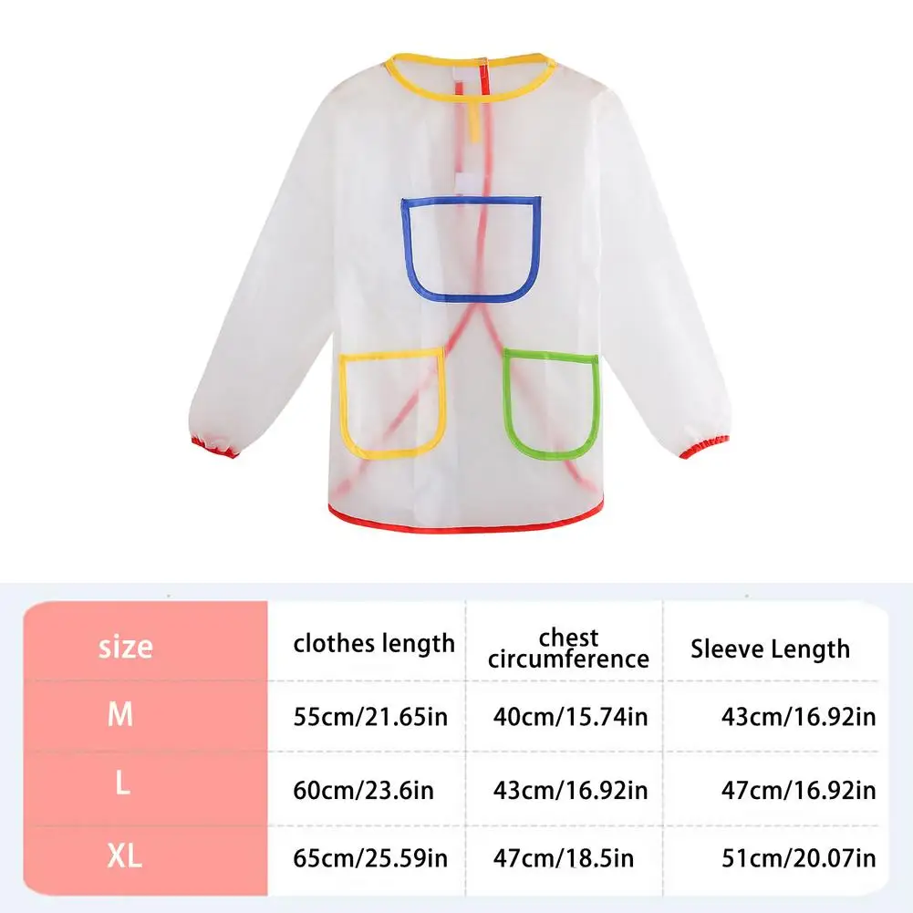 Painting Waterproof Anti Wear Childrens Apron Costume Smock Kids Craft Blouse For Children Kid Childs