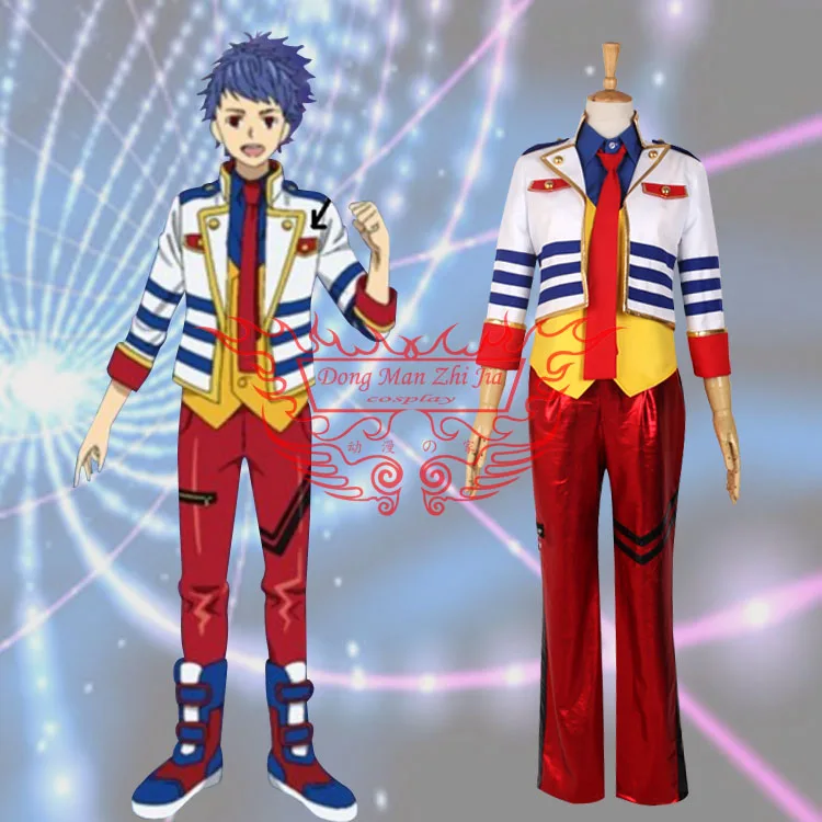 KING OF PRISM Shiny Seven Stars Ichijo Shin Uniform Suit Adult Party Halloween Christmas Men Women Outfit Cosplay Costume