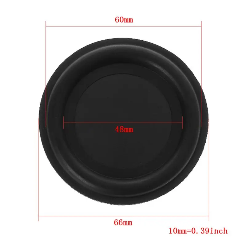 2PCS Woofer Vibration Membrane 66mm Bass Radiator Passive Speaker Subwoofer DIY Repair Kit - Image 6