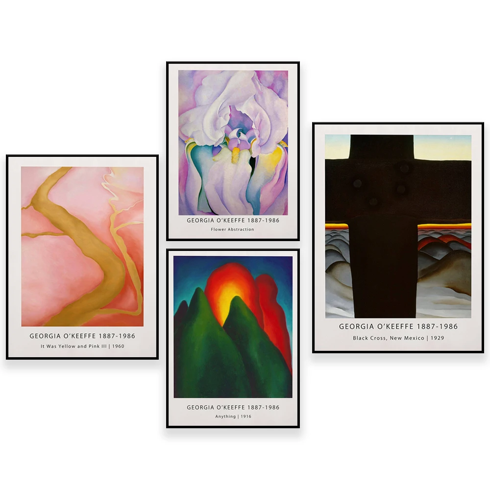 

Georgia O'Keeffe - Anything, 1916 - Georgia O'Keeffe Exhibition Poster - Art Print - Vintage Wall Art Prints - Gift idea - Artl