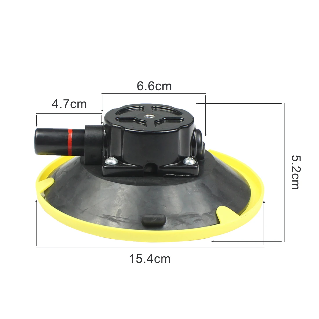 Handpumpe Vakuum Saugnapf 1/4" Kamera Stabilisator Halterung für RAM für GoPro für Insta360 DJI Auto Fotografie Lampe Ständer Halterung – Detail 1