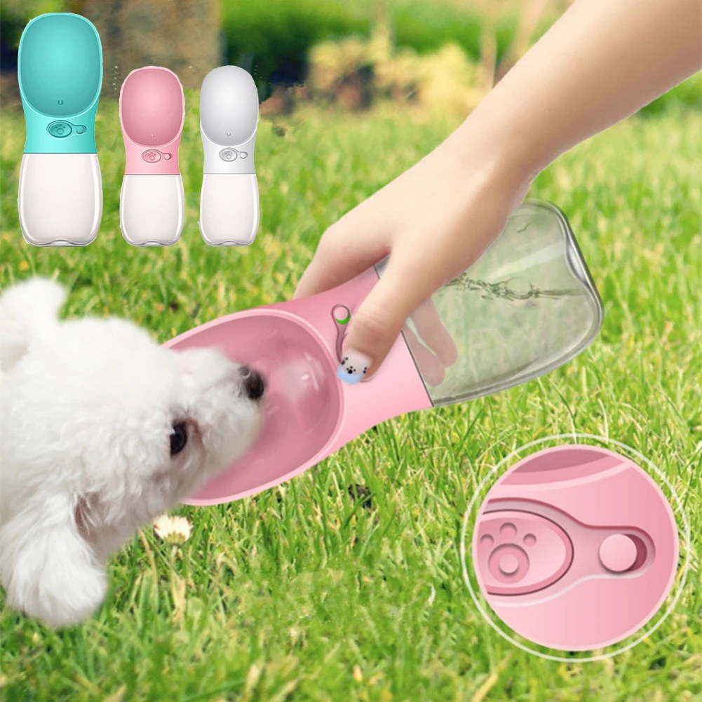 

Pet Water Bottle Portable Small Large Dogs Travel Drinking Bowl Puppy Cat Outdoor Water Squeeze Dispenser Pets Feeder
