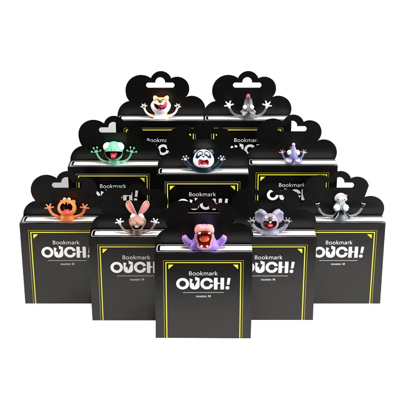 الإبداعية ثلاثية الأبعاد ستيريو المرجعية لطيف Kawaii الكرتون الحيوان كتاب صفحة ماركر Marcapaginas مدرسة مكتب لوازم مكتبية للأطفال