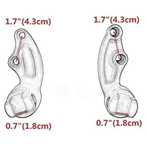 Imagen 2 del producto Para Indian Scout 2015-2024 Scout Sixty 2016-2024 Scout Bobber 2019-2024 soporte de montaje de reposapiés de pasajero de motocicleta