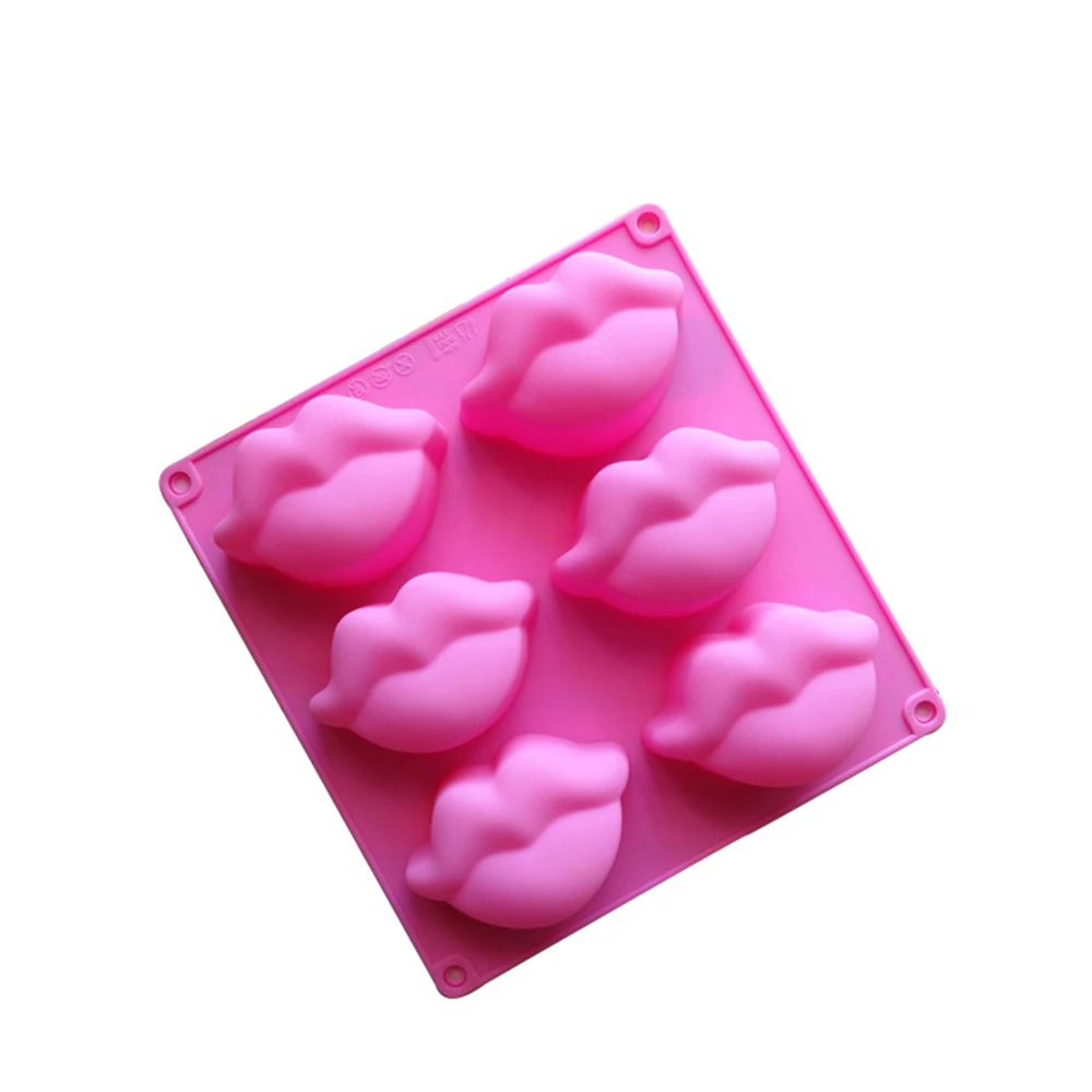 3d Miệng Môi Hình Bánh Kẹo Khuôn Silicon Cho Polymer Đất Sét KHUÔN SOCOLA Bánh Xà Phòng Kẹo Làm Khuôn Tạo Hình Trang Trí Dụng Cụ