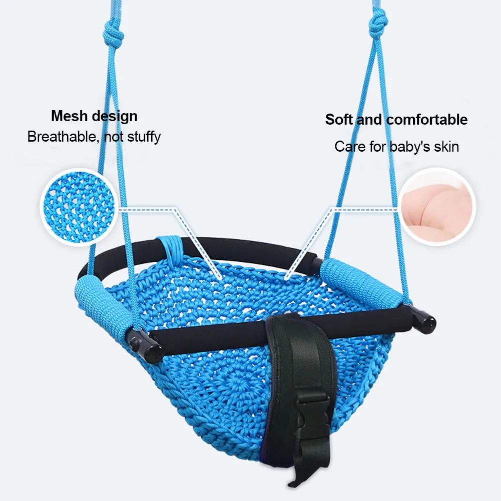 Kids Swing Chair Children's Outdoor 3 In 1 Swing Seat Garden Backyard Outdoor Toys Safety Swing Seat Outdoor Funny Toy