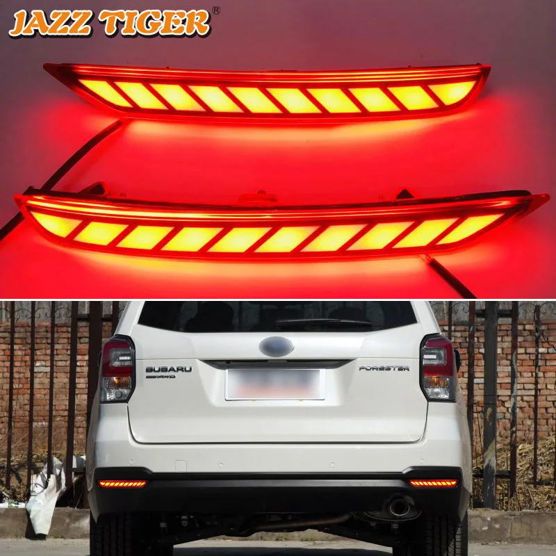 Rear Bumper Lights for Subaru Forester 2008 2009 2010 - 2014 2015 2016 Led Stop Signal for Cars Fog Lada Vesta Reflectors Brake