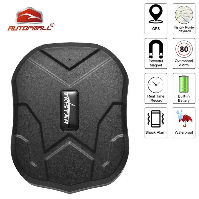 

TK905 GPS Tracker Car TKSTAR 2G TK905 Realtime Tracking Voice Monitor GPS Locator 90 Days Long Standby Waterproof Free Web APP