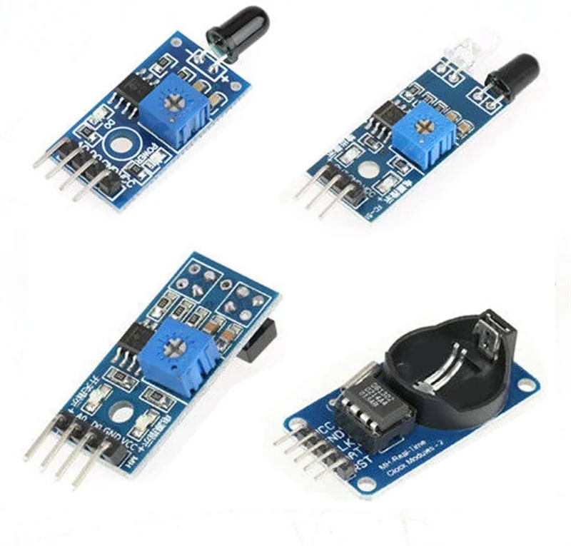 16 Trong 1 Module Cảm Biến Bộ Cho Arduino Quả Mâm Xôi Dự Án Siêu Khởi Động Bộ Dụng Cụ Cho UNO R3 Mega2560 Mega328 Nano Mâm Xôi pi 4b 3