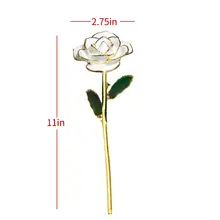 24K Gold Dipped Rose for Her #4