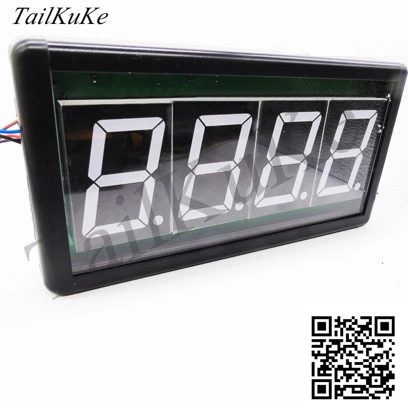 

Photoelectric Sensor Counter Large Size 2.3 Inch Four Digit Tube Display Module Aluminum Alloy Shell