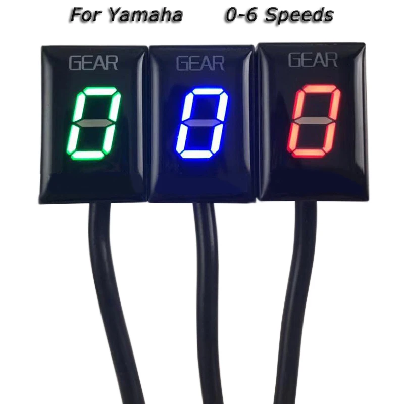 Universal Digital LED Indicator Speed Gear Display for Yamaha YZF-R1 MT-01 FZ-16